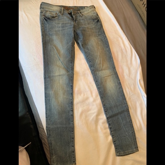 3 pairs of Mavi Serena Jeans 26/32 Skinny Jeans Dark Medium & Light jean colours - Picture 4 of 10